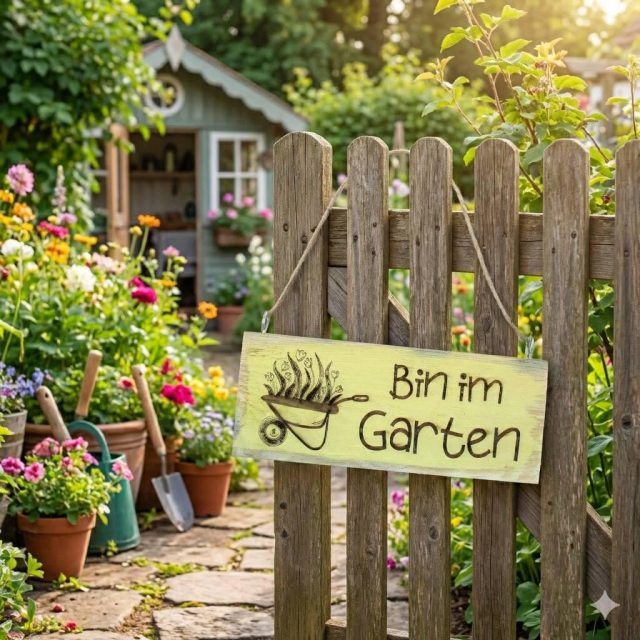 Bin im Garten