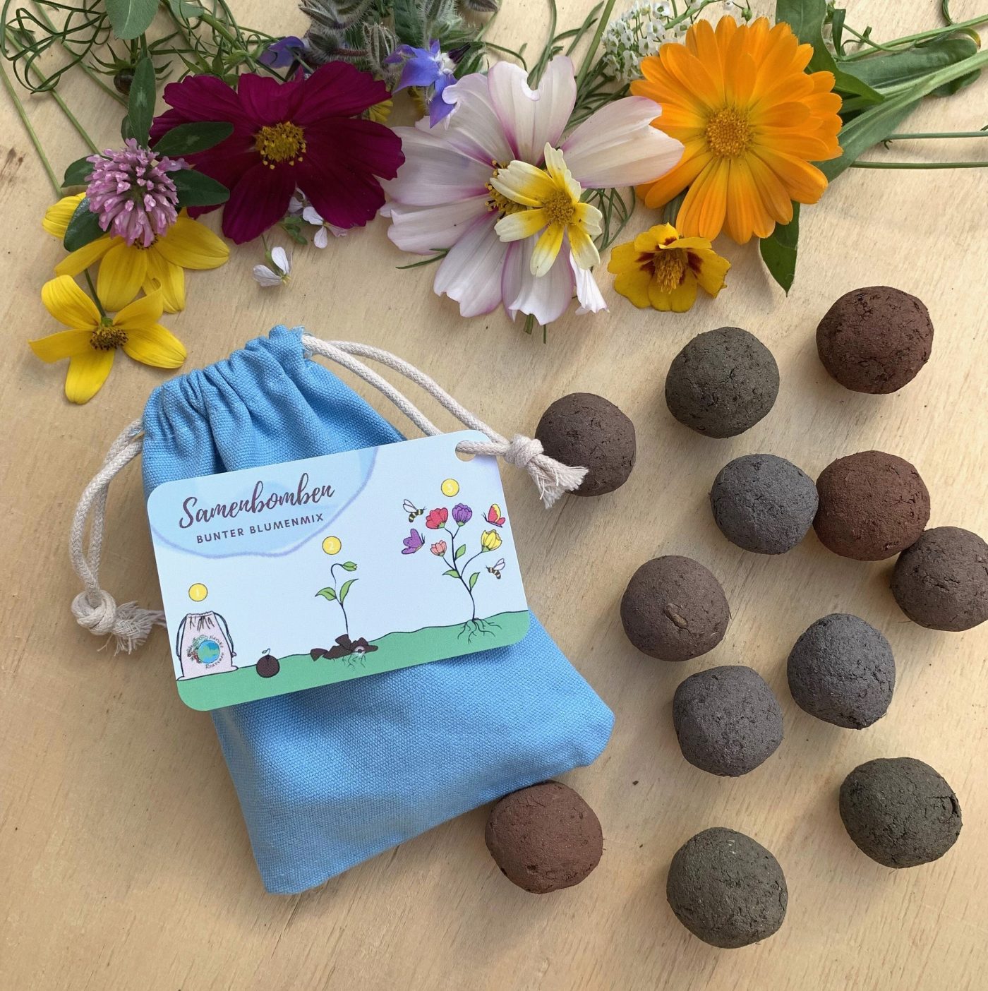 Blumen-Mix, 12 im Beutel — Nature Roadshop