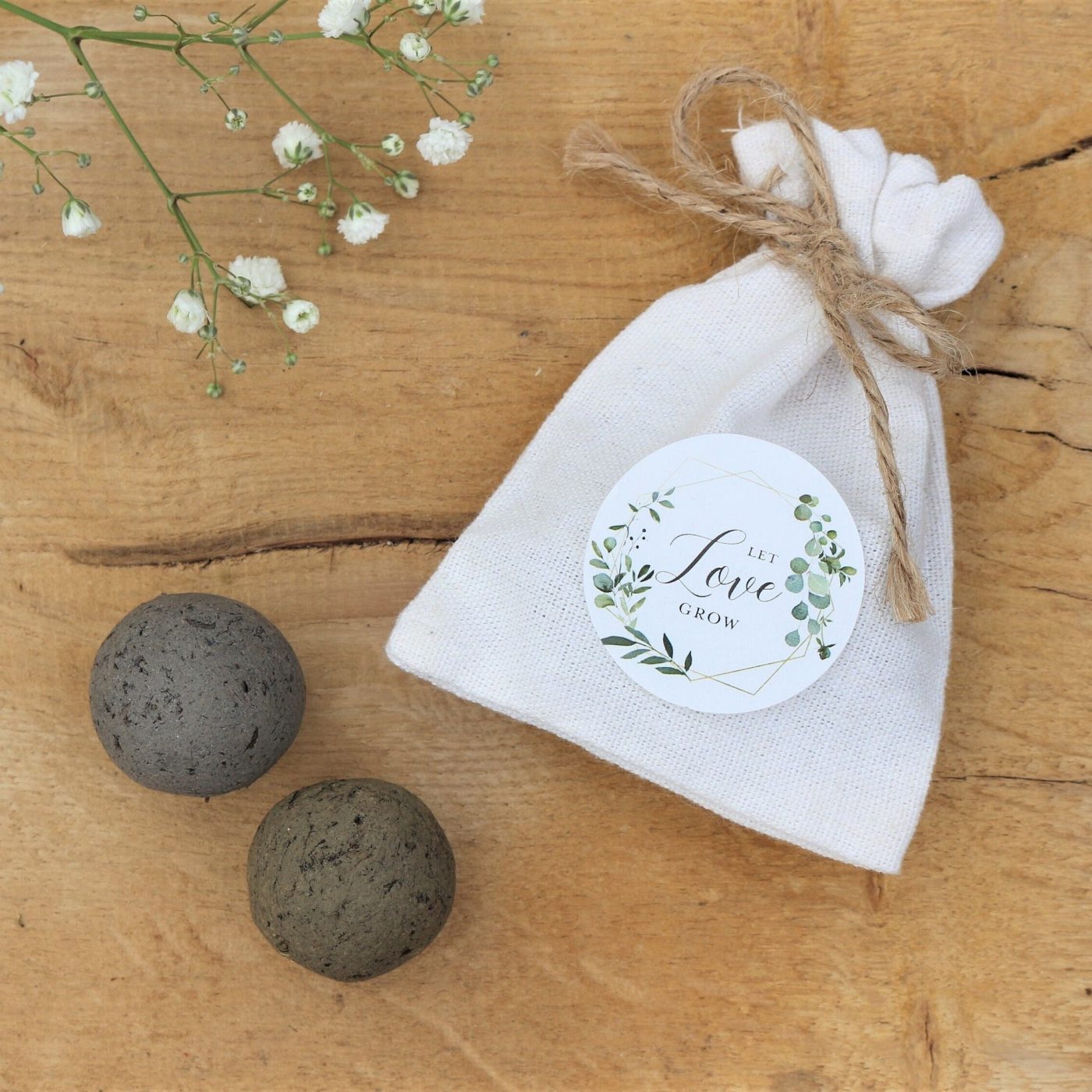 Gastgeschenk im weißen Baumwollbeutel — Nature Roadshop