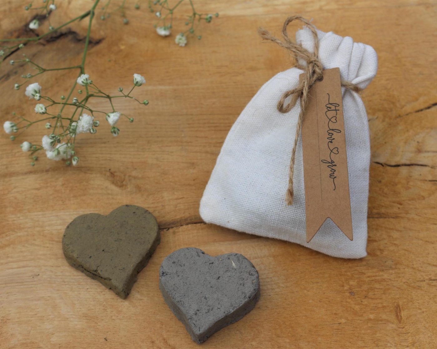Saatherzen für die Hochzeit — Nature Roadshop