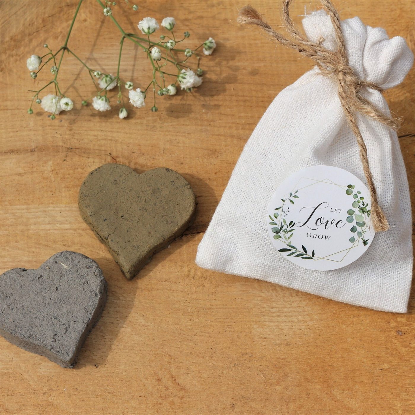 Saatherzen im Leinenbeutel — Nature Roadshop